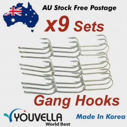 Gang Hooks 9 sets Youvella...